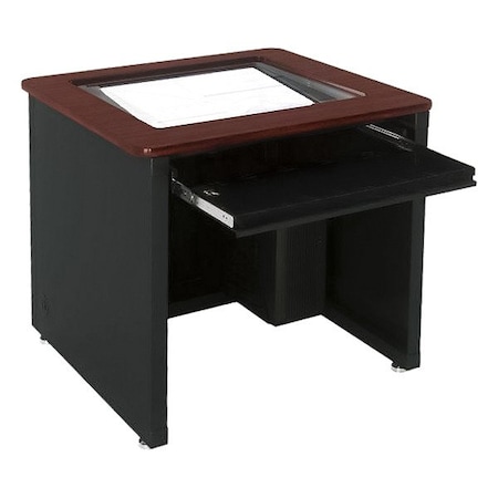 Versadesk Computer Desk, 24 in D X 31 in H, 36 in W X DV3624-BC