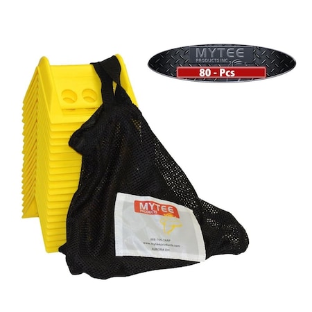 Mytee Products 4 in Corner Protector w/ Carrying Bag-Yellow 80 Pcs Winch Ratchet Straps Flatbed, 4PK PCP-20PACKx4