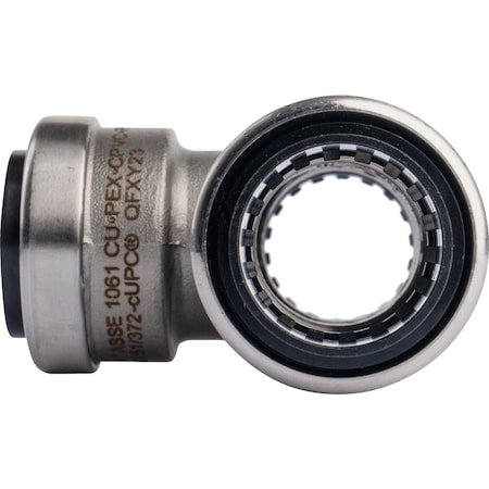 Quickfitting 3/4'' x 3/4'' x 3/4'' Push-to-Connect Stainless Steel Tee SS824R