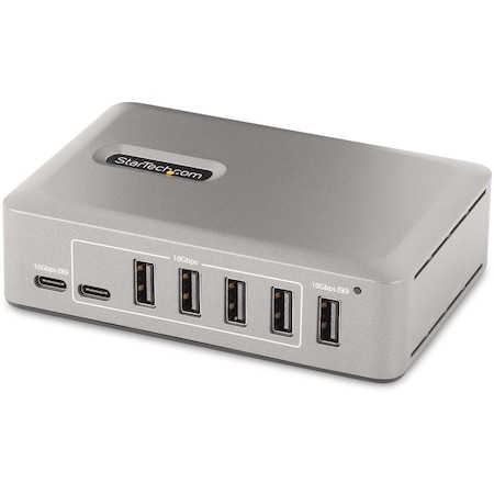 Startech.Com 10-Port USB-C Hub - 8x USB-A + 2x USB-C - Self-Powered w/ 65W Power Supply - USB 3.1 10Gbps - 10G8A2CS-USB-C-HUB