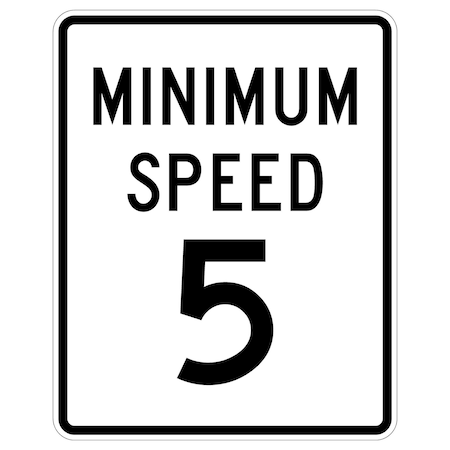 Sign Solutions Usa Traffic Sign, 24 in Width, Aluminum Sign, Vertical Rectangle DUS12DWT2430R2-4P5