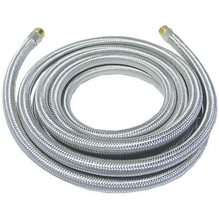 Do It Best 1/4-in COMP x 1/4-in COMP x 120-in Braided Stainless Steel Ice Maker Connector 496-922DIB