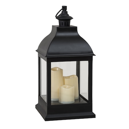 Sunjoy Classic Black 20 Outdoor Battery Powered Lantern D201007407