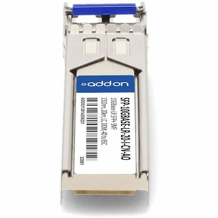 Add-On CIENA COMPATIBLE TAA COMPLIANT 10GBASE-LR SFP+ TRANSCEIVER SMF, 1310NM, 2 SFP-10GBASE-LR-20-I-CN-AO