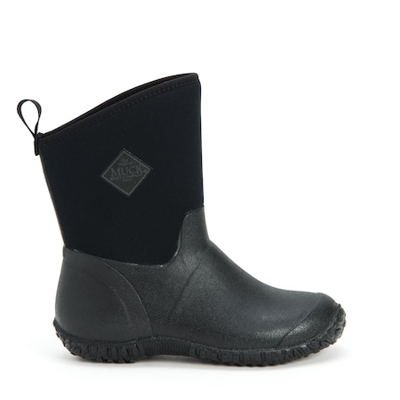 Muck Boot Co Women's Muckster II Mid Rubber Boot, Plain Toe, 10 in Height, Black, 9 WM2-000-BLK-090