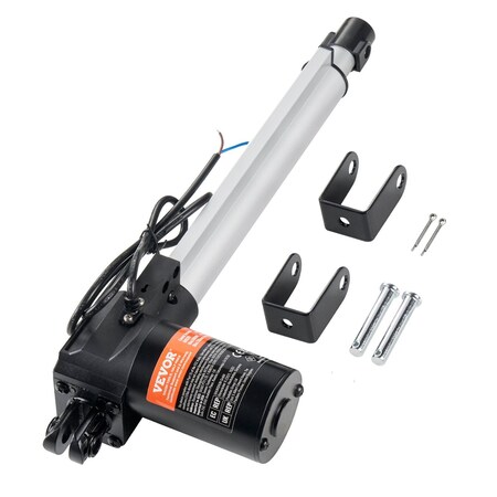 Vevor Linear Actuator 12V 10In Heavy Duty 1320lbs/6000N 0.19 in/s IP44 Protection OK628-6000N