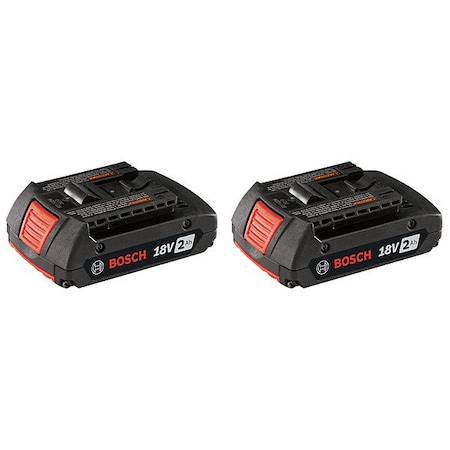 Bosch Battery Pack, 2 Ah, Li-Ion, PK2 BAT612-2PK