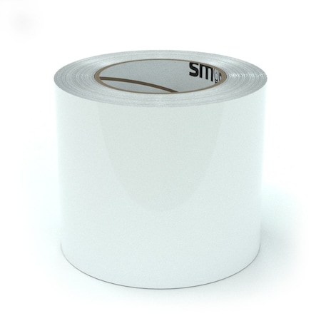 Smart Stripe Carpet Tape, Vinyl film, 4 in W., 75 ft L., 4 mil Thickness SCT402