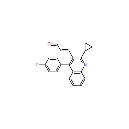 Ak Scientific (E)-3-[2-Cyclopropyl-4-(4-fluorophenyl)-3-quinolinyl]-2-propenal (250mg), CAS 148901-68-2 X6298-250mg