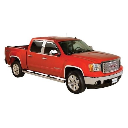 Putco Fender Lip Trim, Full Wheel Well; Polished; Stainless Steel; 1.5 Inch Width; With Trim For 4 97290