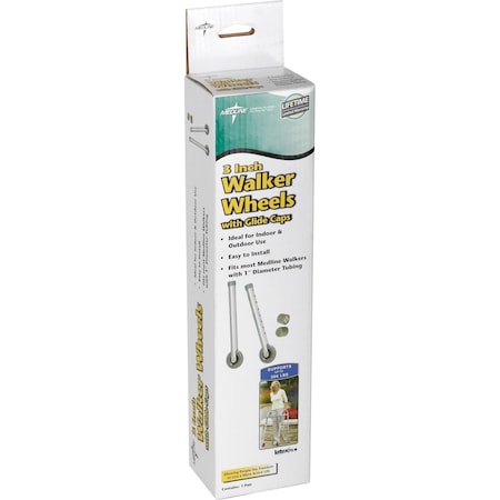 Medline 3in Casters for Walker MDS86615W