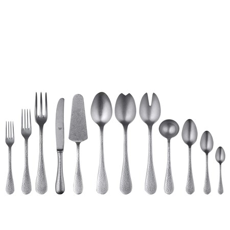 Mepra Epoque Pewter Flatware Set - 67 Pieces - Pewter 106922067