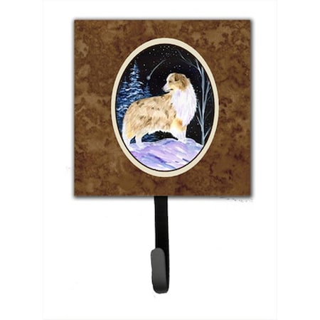 Carolines Treasures Starry Night Australian Shepherd Leash Holder Or Key Hook SS8359SH4