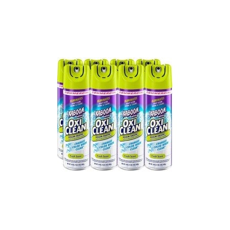 Kaboom Foam-Tastic Bathroom Cleaner, For Multi Surface, Ready-To-Use, 19 oz (1.19 lb), Fresh Scent , 8PK 5703700071