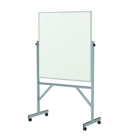 Ghent Reversible Whiteboard, Aluminum Frame, Non-Magnetic, 4'H x 3'W ARMM43