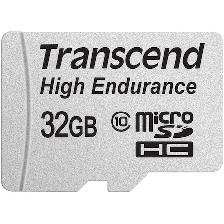 Transcend Information Transcend High Endurance 32 GB Class 10 microSDHC - 21 MB/s Read - 20 MB/s Write TS32GUSDHC10V