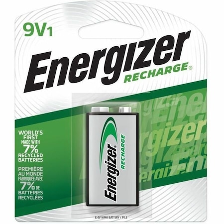 Energizer Precharged Recharg Battery, 9V, NiMh NH22NBP