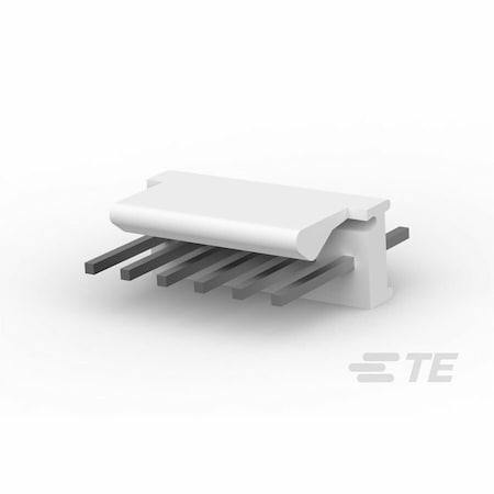 Te Connectivity Board Connector, 6 Contact(S), 1 Row(S), Male, Straight, 0.1 Inch Pitch, Solder Terminal, Friction 640456-6