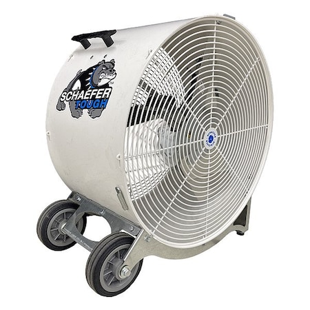 Schaefer CirculatingFan, 24inDia, White, Mobile VKM24-O