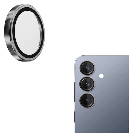 Gadget Guard Camera Lens Protector For Samsung Galaxy S25 Plus, Silver GGACXXC208SS16D