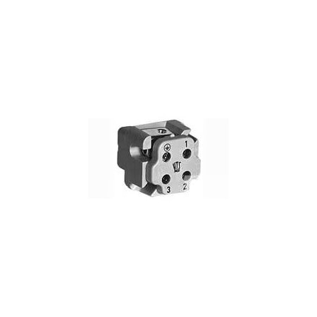Te Connectivity AGASTAT Female Insert Beige 3Ground Position Screw 1-1103401-1