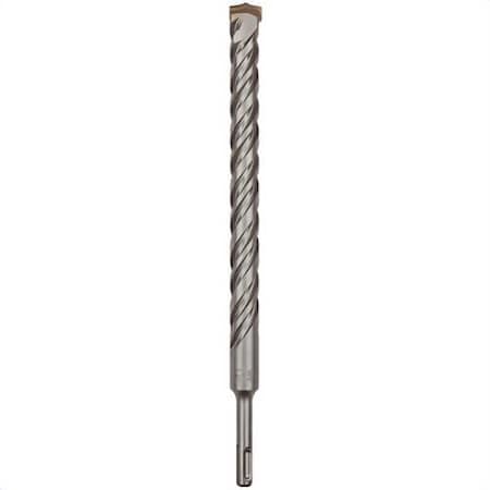 Black+Decker Hammer Drill Bit, 2-Cutter, 1-1/8 in Drill Bit, Shank, 8 in D Cutting, Carbide Cutting Edge DW5468