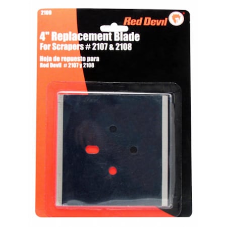 Red Devil 4 in. Double Edge Replacement Scraper Blade 239987