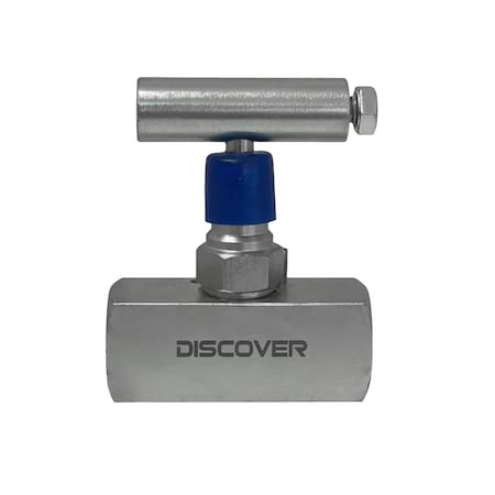 Discover 3/8 in. FxF Carbon Steel 6000 PSI Needle Valve 101037