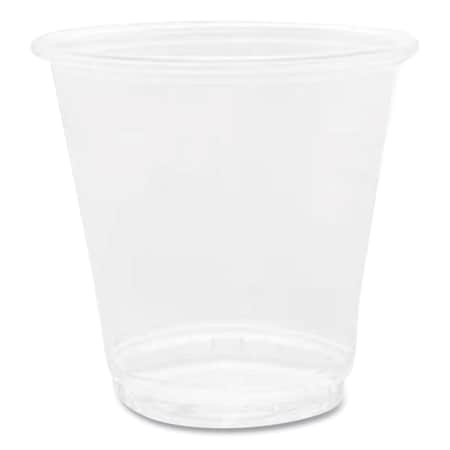 Karat PET Plastic Cups, 3 oz, Clear, 2500PK C-KC3