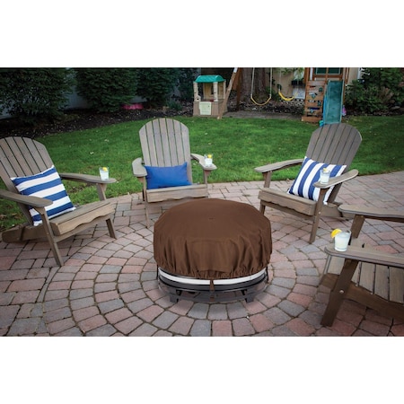 Living Accents Polyester Fire Pit Cover 07848ACE
