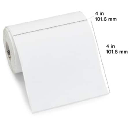 Zebra Zebra Direct Thermal Label, Paper, 4" x 4", Z-Perform 1000D, 0.75" Core, 160 labels/Roll, 36PK LD-R3AK5B