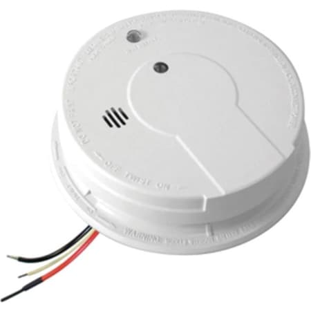 Kidde Smoke Alarm, 85 dB @ 10 ft, 120V AC, 9V, Ionization Battery Backup: Yes i12040