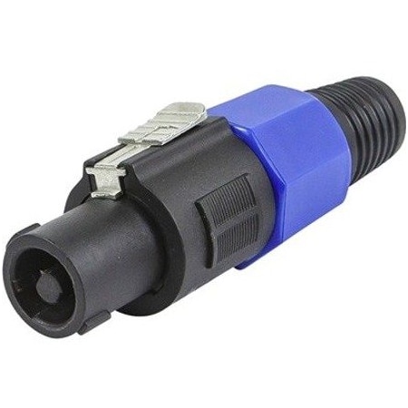 Monoprice 2-pole NL4 Female Speaker Twist Connector - 1 x SpeakOn Audio Female - Black 601500