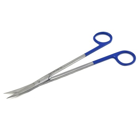 A2Z Scilab IRIS Scissors 7 inches Stainless Steel Curved Blades Lab Shears with Color Handle A2Z-ZR1137