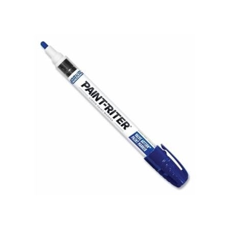 Markal PAINT-RITER VALVE ACTION Paint Marker, Blue, 1/8 in Tip, Medium 434-96825