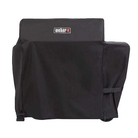 Weber Grill Cover, 50-1/2 in W, 25-1/2 in D, 47 in H, Plastic 3400146