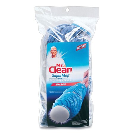 Mr. Clean Wet Mop, Blue, Cotton 446997