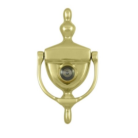 Patioplus Door Knocker-Viewer- Bright Brass PA3236538