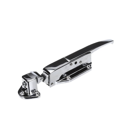 Leer Door Latch and Strike Assembly, Flush Mount, Polished Chrome, K77 1913025