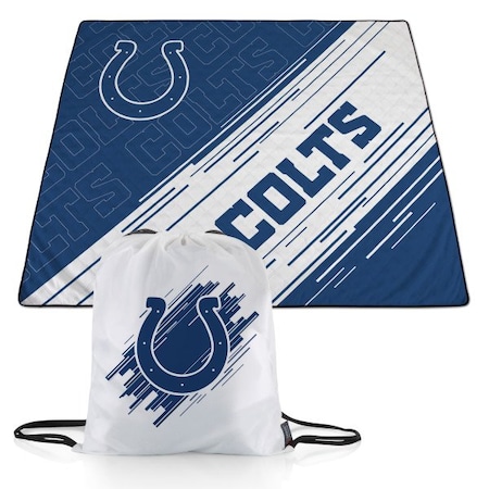 Picnic Time Family Of Brands NFL Indianapolis Colts - Impresa Picnic Blanket 819-01-999-146-2