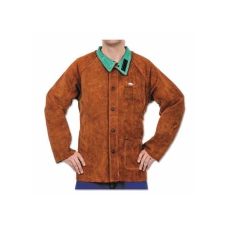 Best Welds Split Cowhide Leather Jacket, X-Large, Lava Brown 902-1200-XL