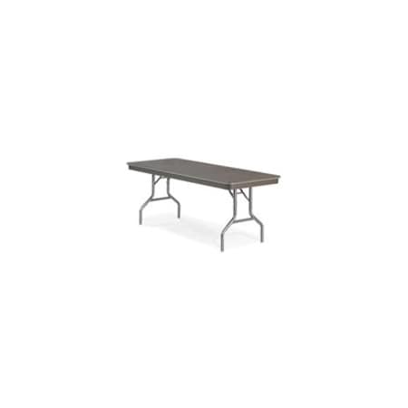 Virco Core-a-Gator Series Lightweight, Institutional Strength Folding Table 30" X 72" Rectangle-Greystone 613072