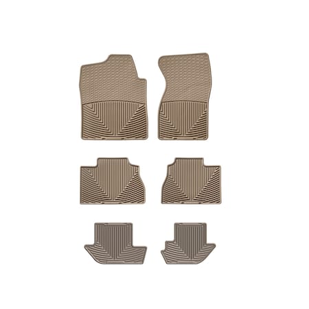 Weathertech Tan, Front, Rear, and Rear All Weather Floor Mats W26TN-W70TN-W288TN