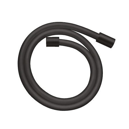 Axor ShowerSolutions Techniflex Hose with Cylindrical Nut, 63" in Matte Black 28286670