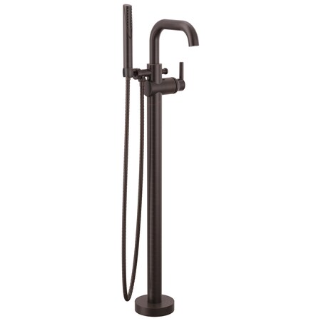 Delta Trinsic Floor Mount Tub Filler In Venetian Bronze T4754-RBFL