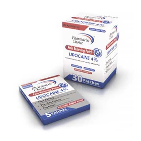 Simple Diagnostics Pharmacistchoice Lidocaine Pain Relief 4% Patch, 30PK 09-24142