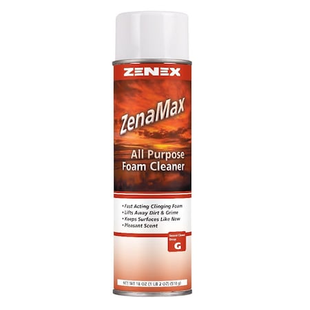 Zenex ZenaMax All Purpose Foam Cleaner net 18 oz., 12PK 496335