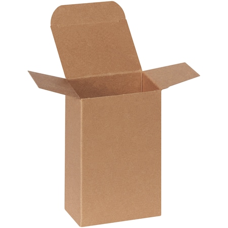 Non-Branded 3 1/2 in x 2 1/2 in x Reverse Tuck Folding Carton, Kraft, Chipboard, 250 PK RTS22HD