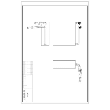 Tyc A/C Evaporator Core 97361