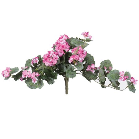 Dare2Decor 22 in. Geranium Hanging Bush - Light Pink DA599506